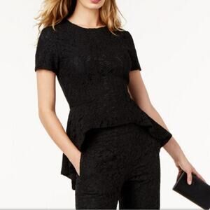 Sachin + Babi Lace Peplum Top, size medium, EUC